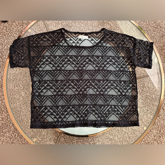Abercrombie & Fitch Black Box Mesh Top - Picture 5 of 6